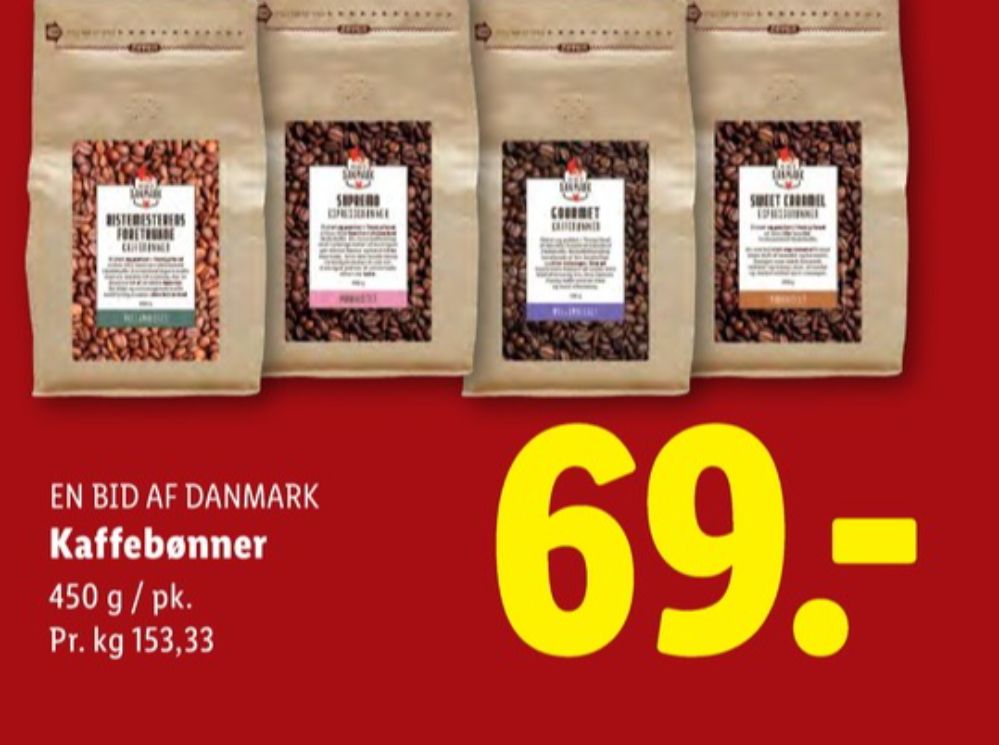 En Bid Af Danmark Gourmet, Kaffebønner