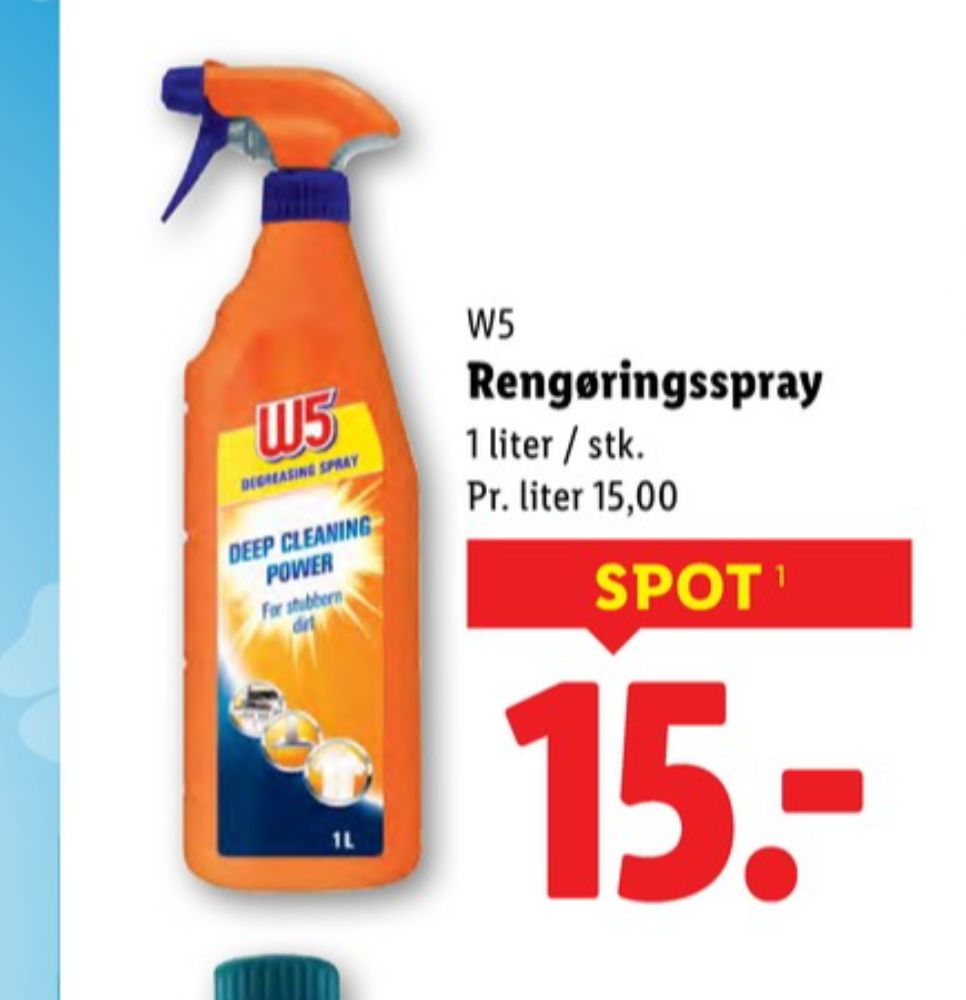 W5, Rengøring - universal