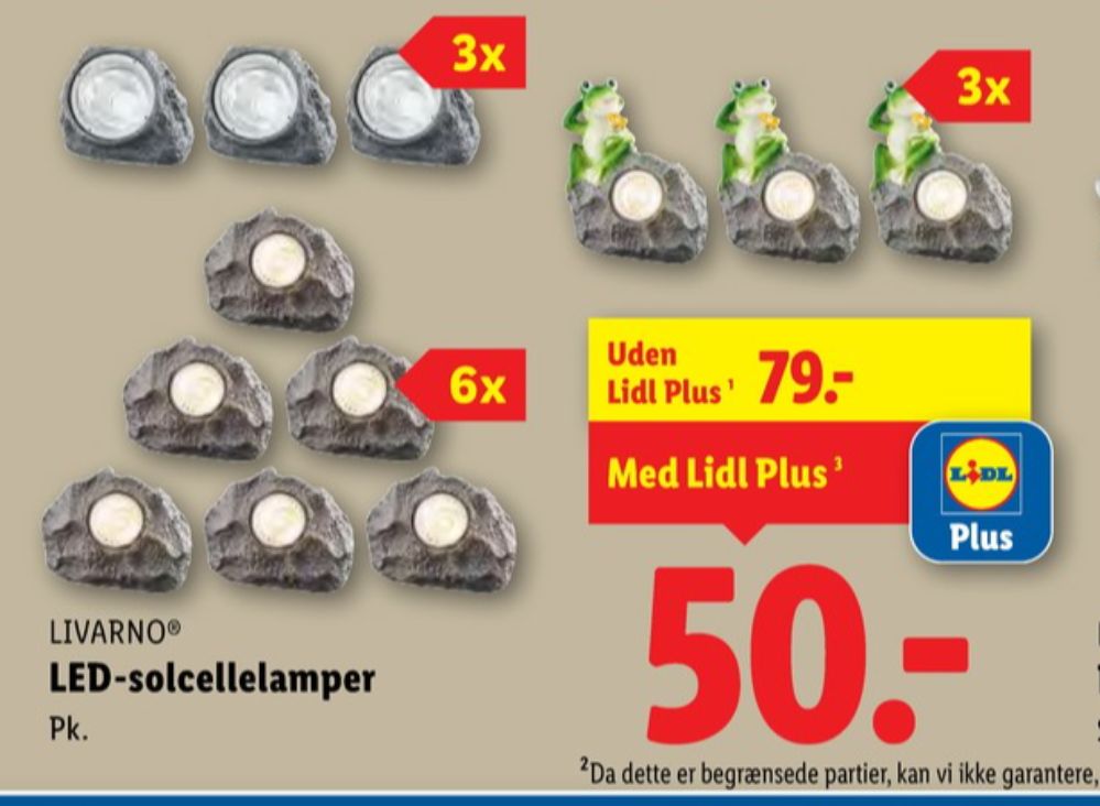 Livarno, Solcellelampe