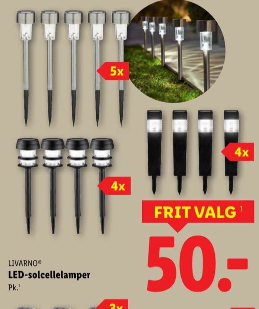 Livarno, Solcellelampe