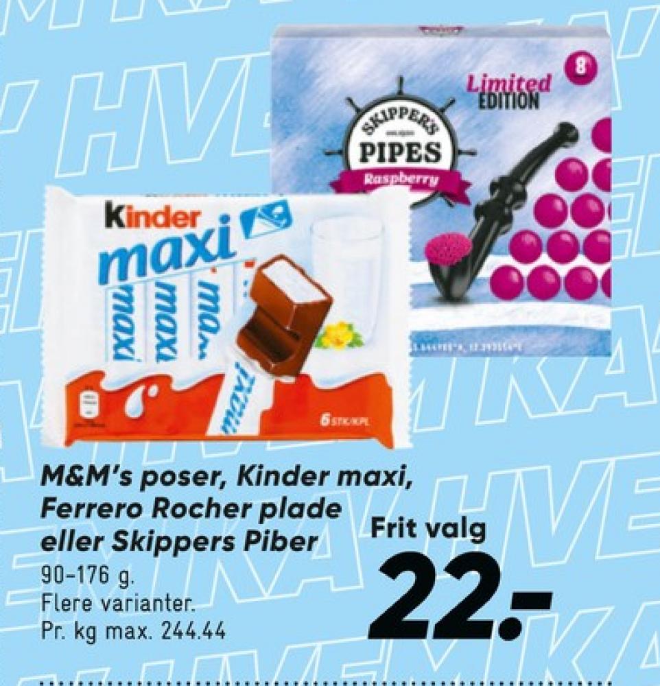 M&Ms, Chokoladepastiller Minis