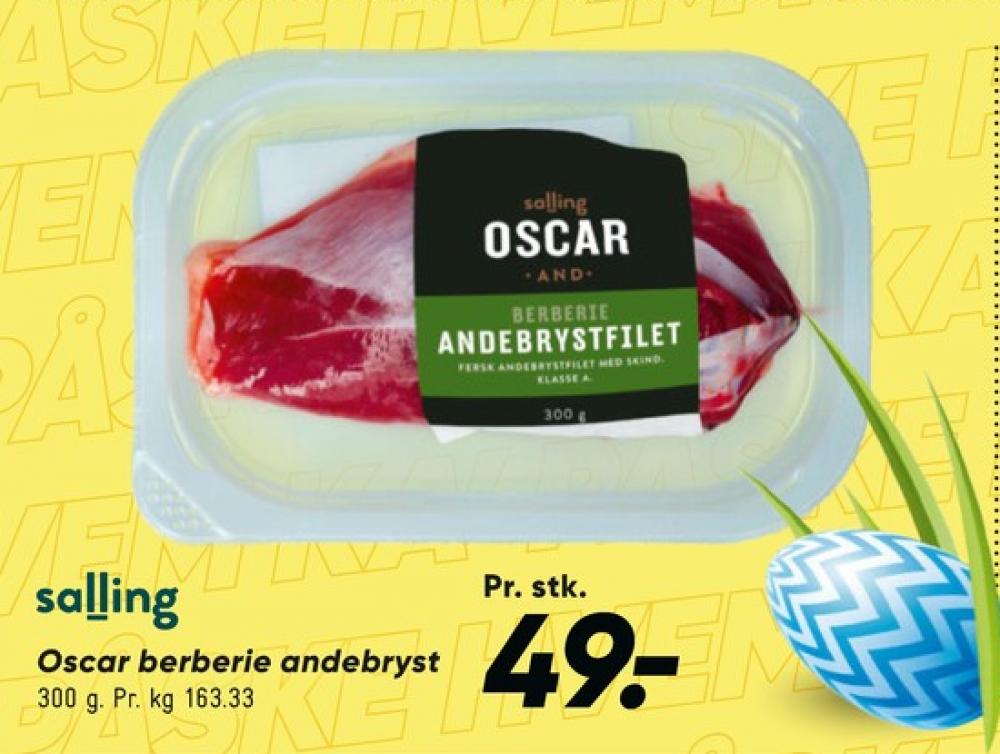 Salling Oscar, Andebrystfilet