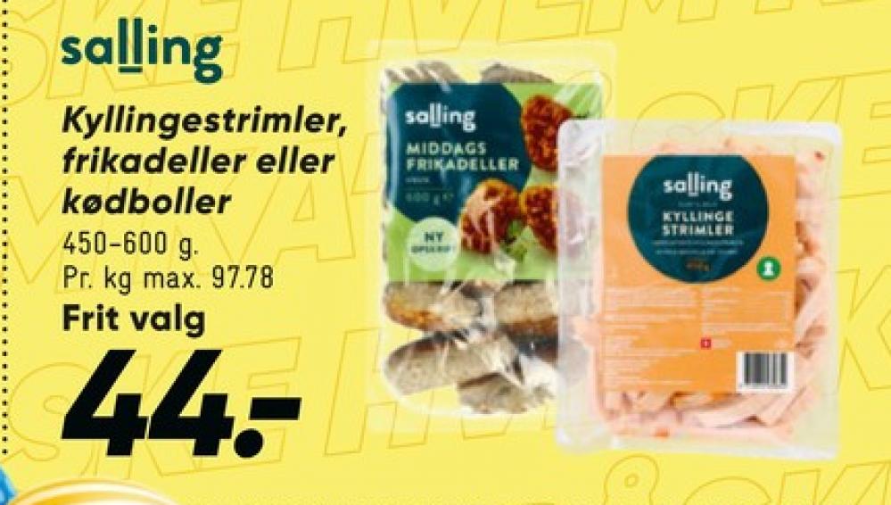 Salling, Kyllingestrimler