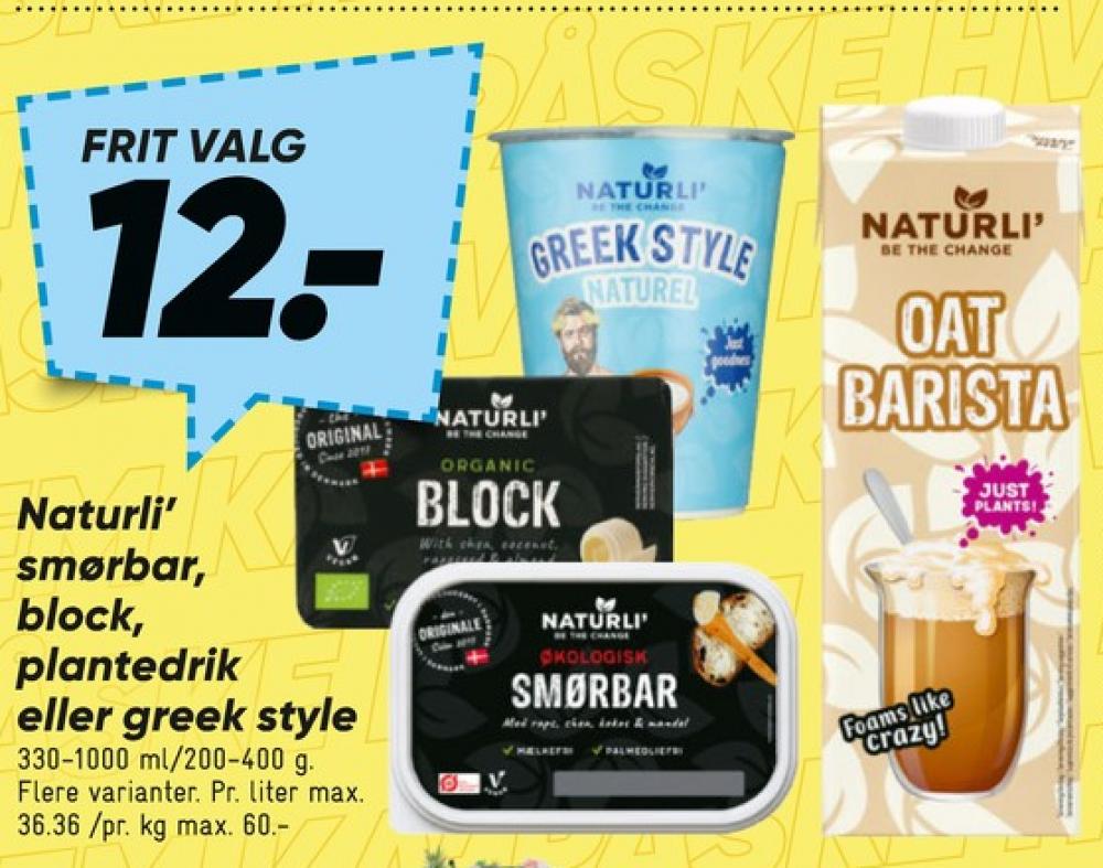 Naturli' Oat Barista, Havredrik