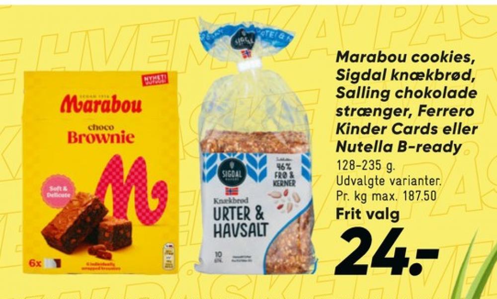 Nutella B-ready, Chokoladestænger