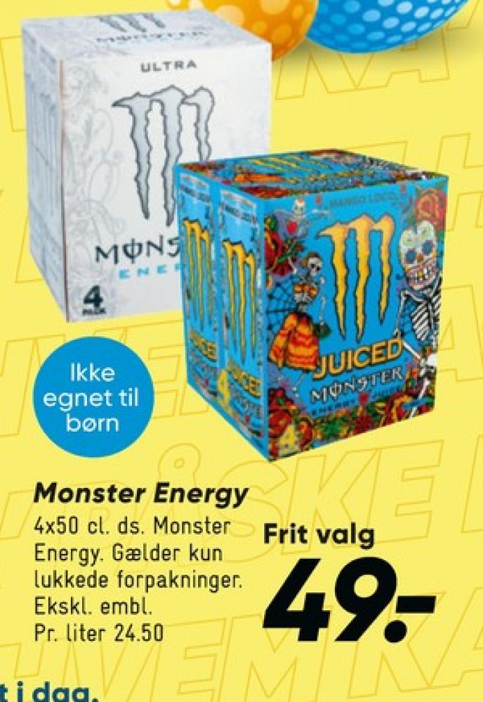 Monster Mango Loco, Energidrik 4 pk.