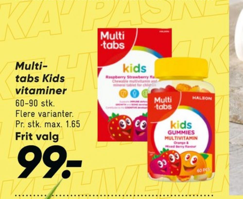Multi Tabs, Vitaminer