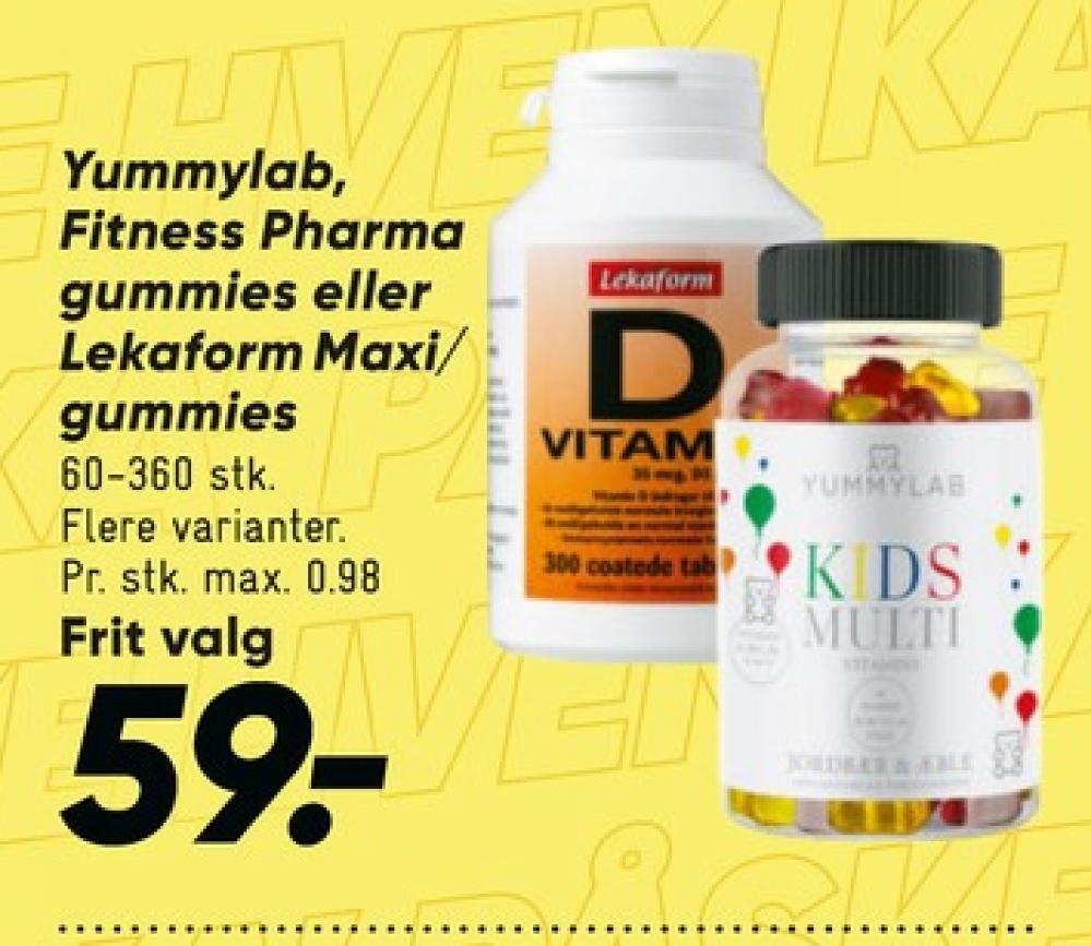 Lekaform, Vitaminer