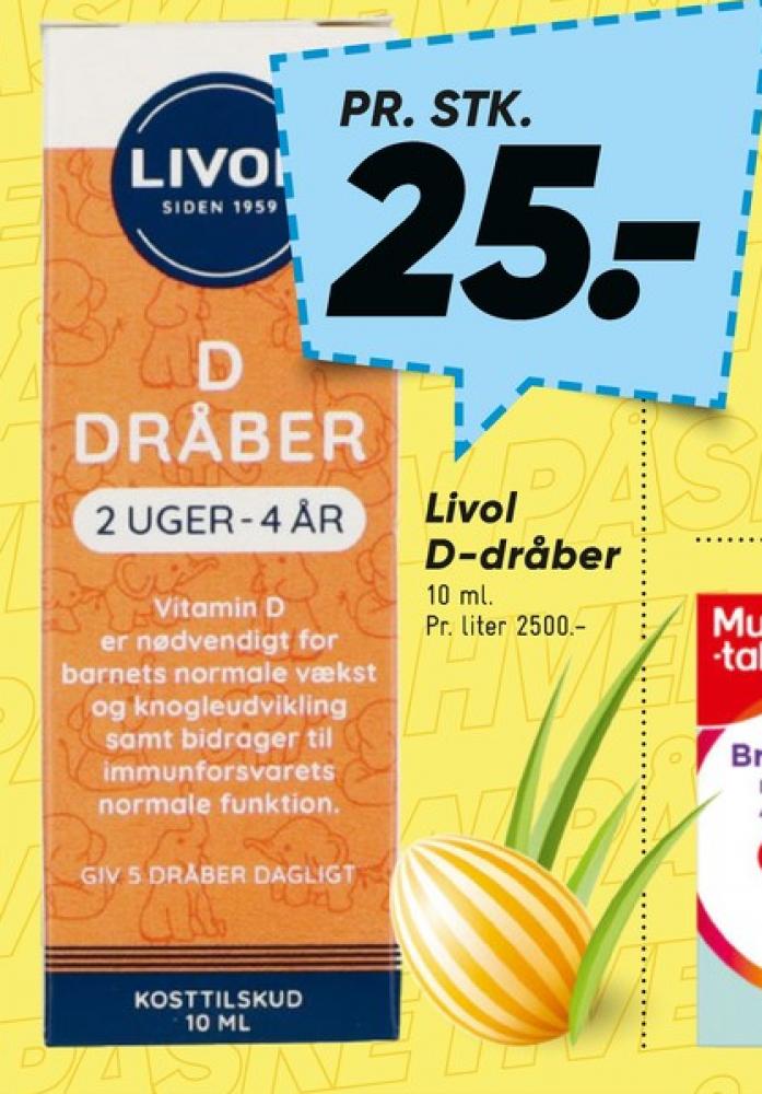 Livol Multi, Vitaminer
