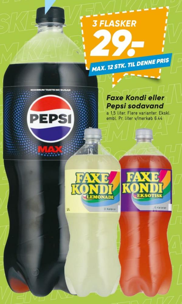 Faxe Kondi 0 Kalorier Eksotisk, Sodavand