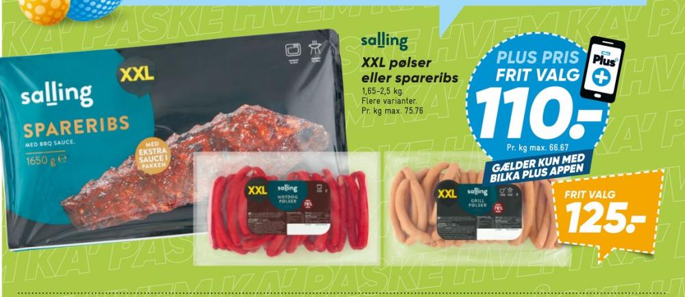 Salling, Grillpølser