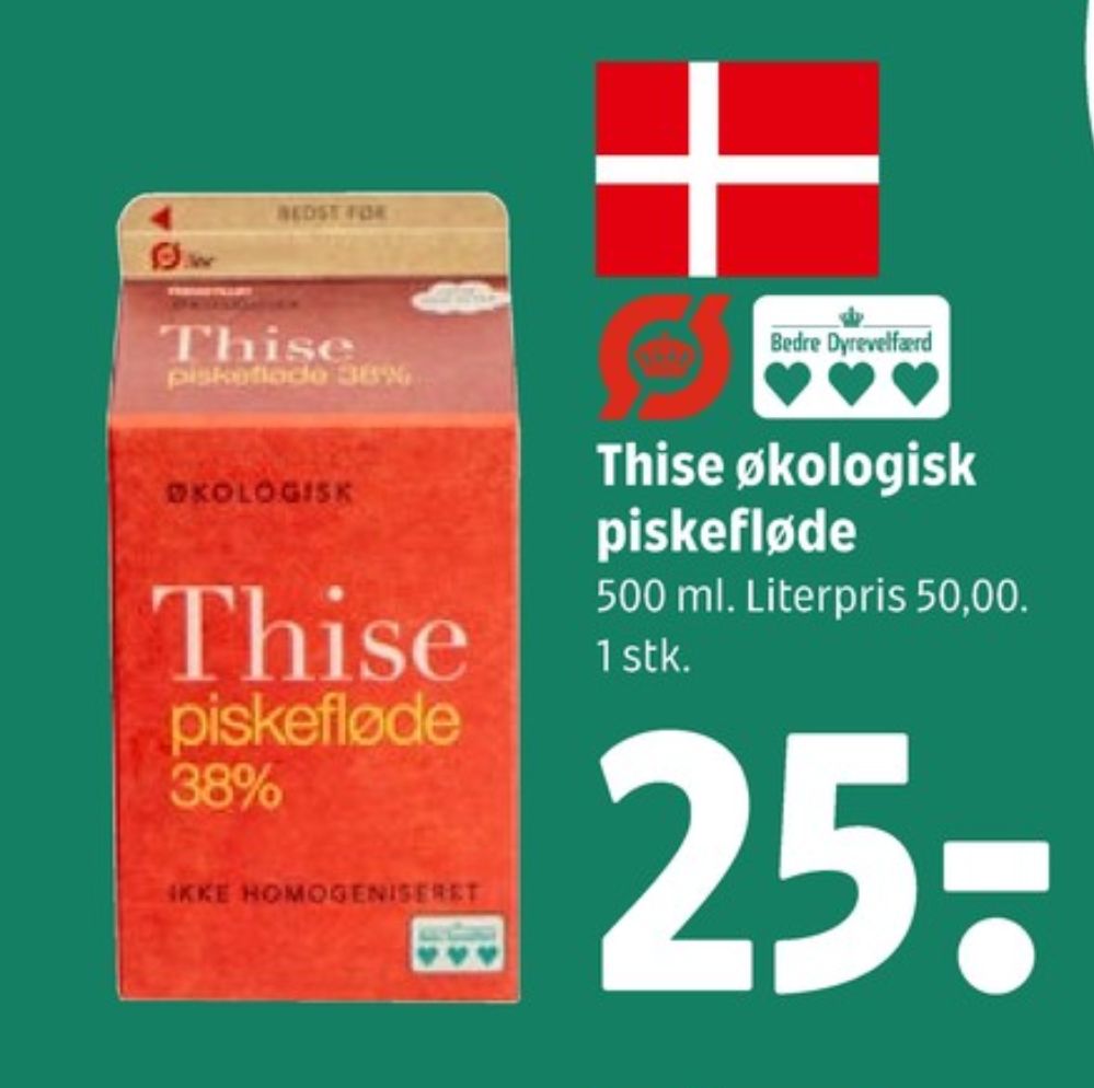 Thise, Piskefløde 38%