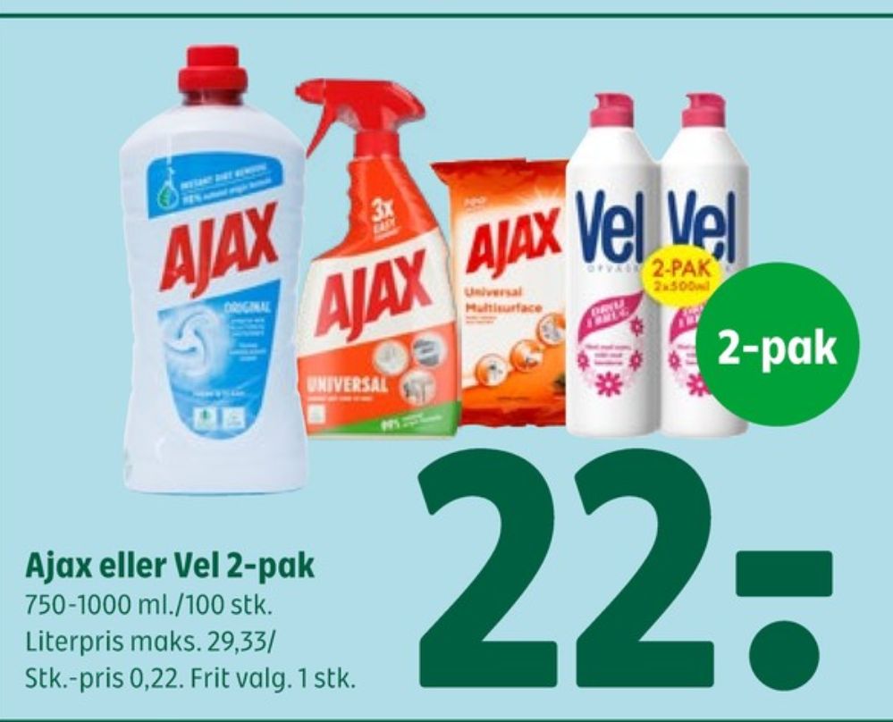 Ajax, Rengøringsservietter