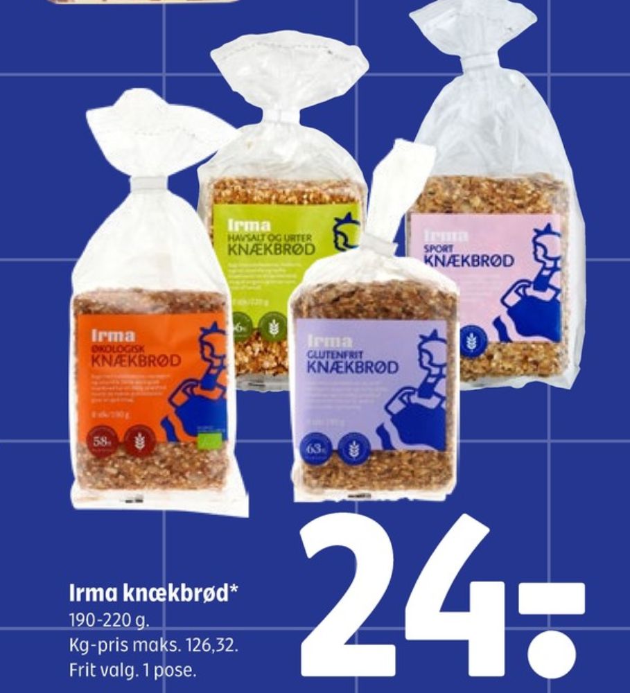 Irmas, Sport knækbrød