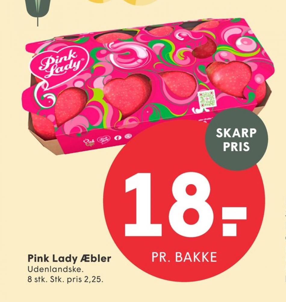 Pink lady, Æbler
