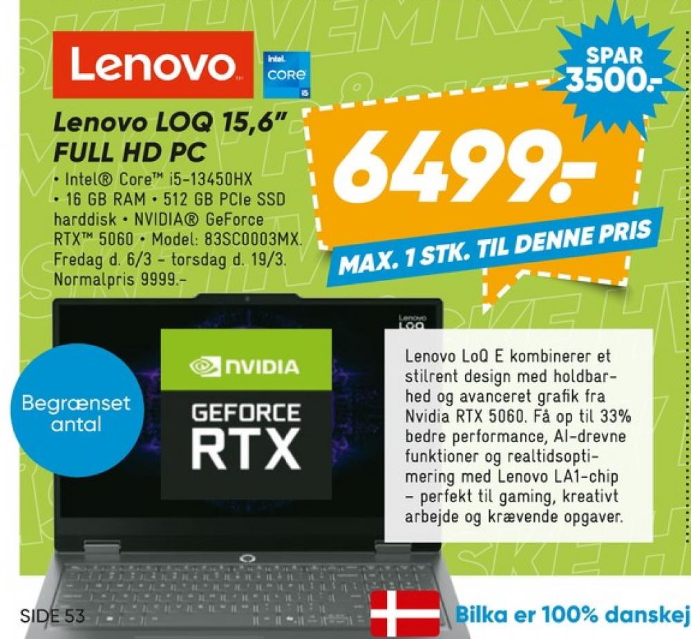 Lenovo, Bærbar PC