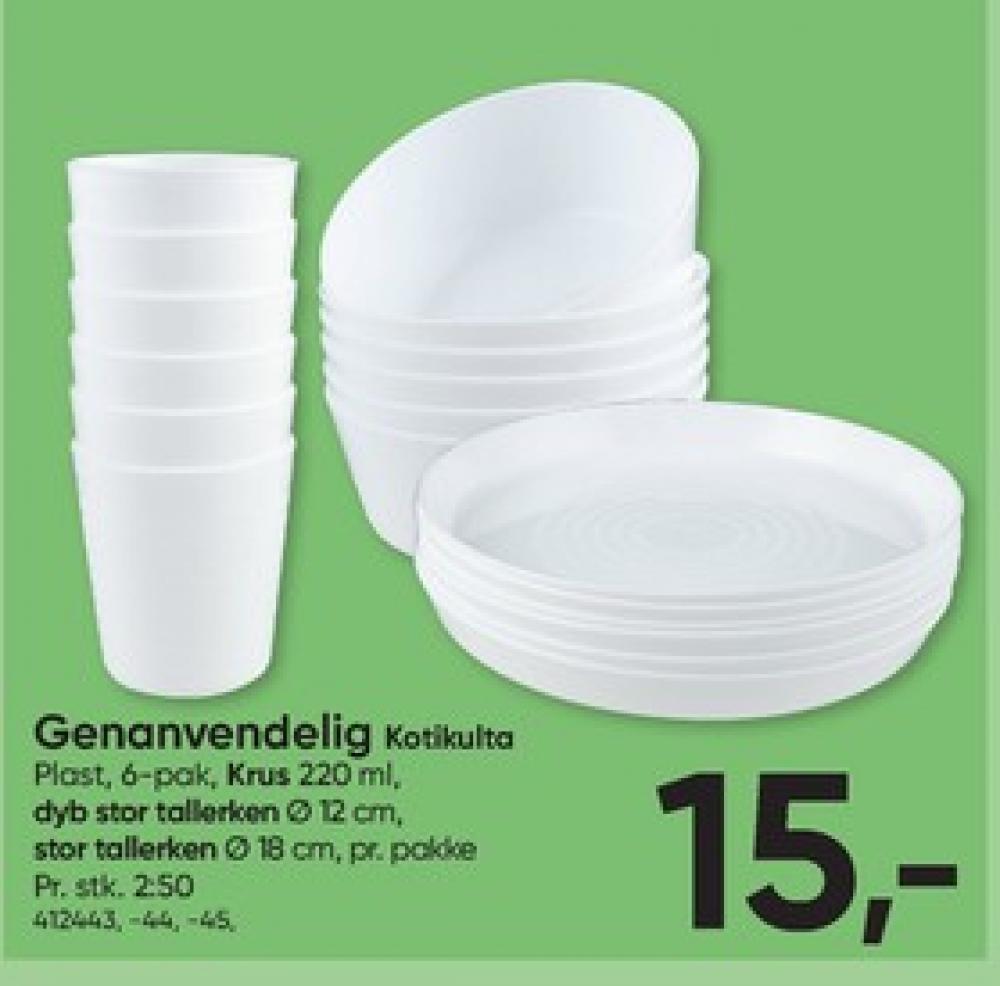 Plastiktallerken
