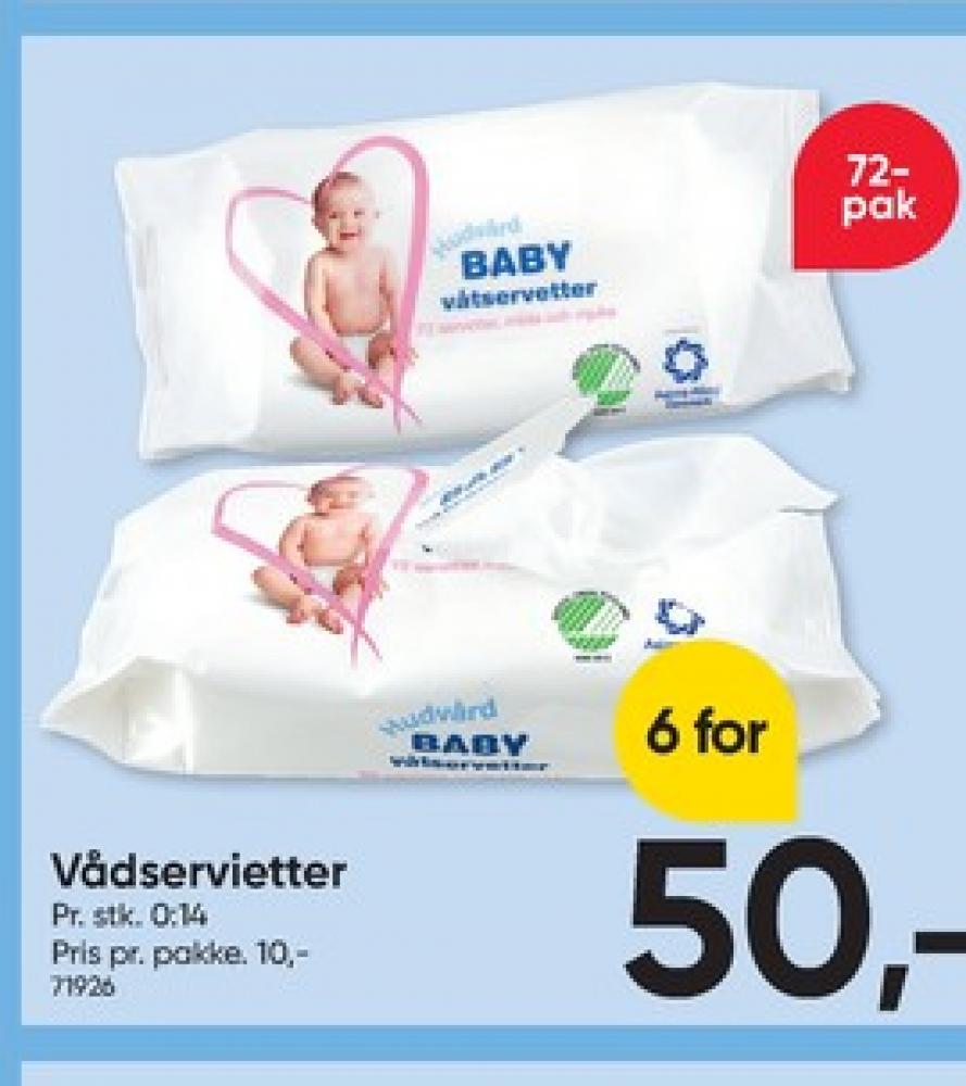 Dollarstore, Vådservietter
