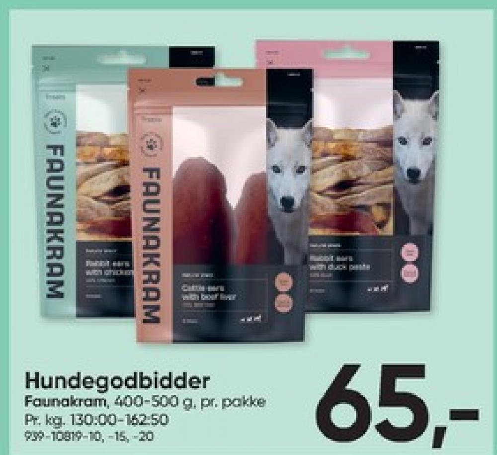 Faunakram, Hundesnacks