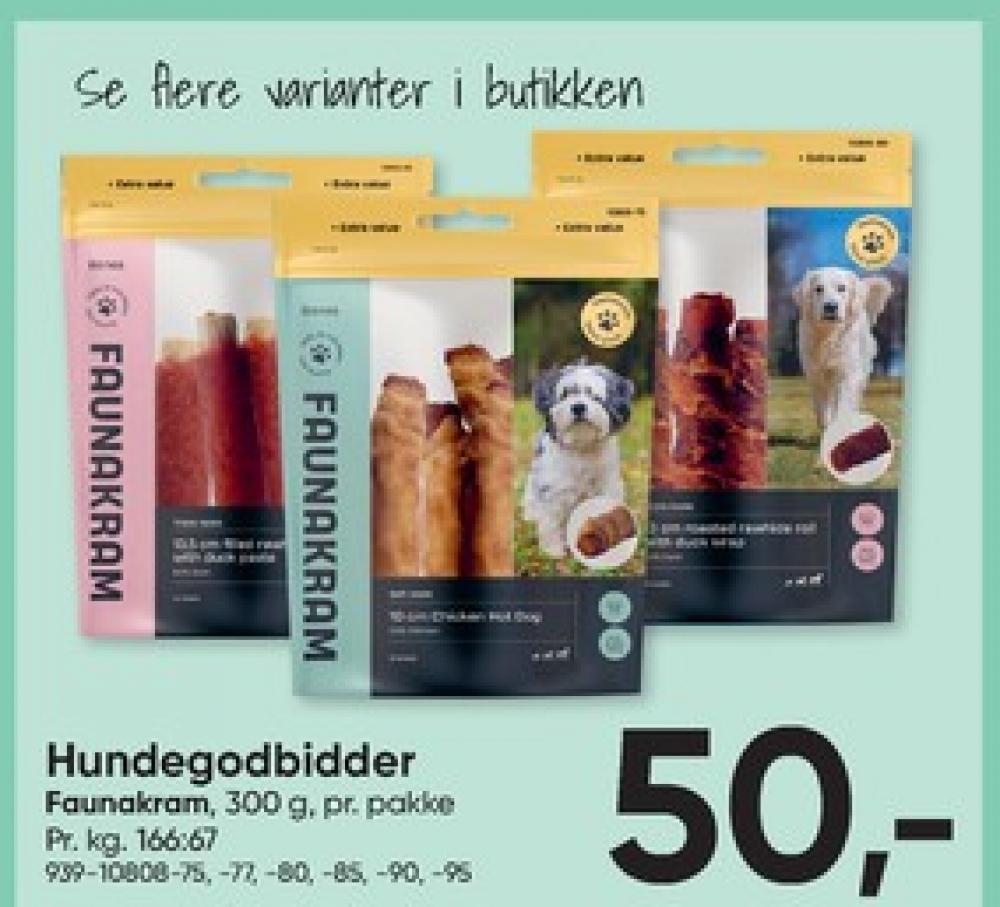 Faunakram, Hundesnacks