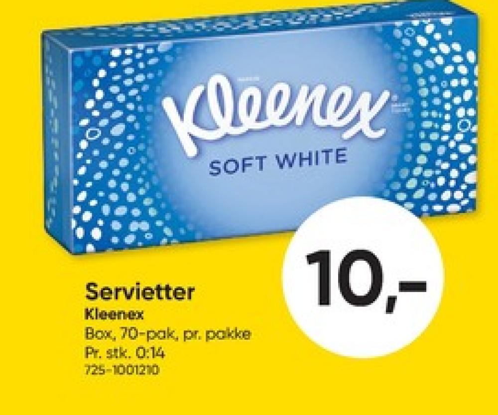 Kleenex, Lommetørklæder