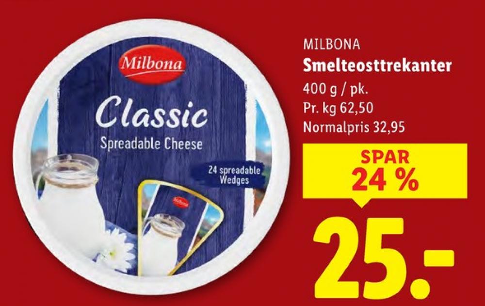 Milbona, Smøreost