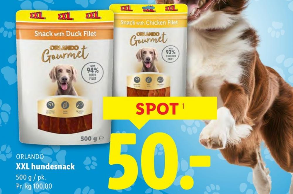 Orlando, Hundesnacks