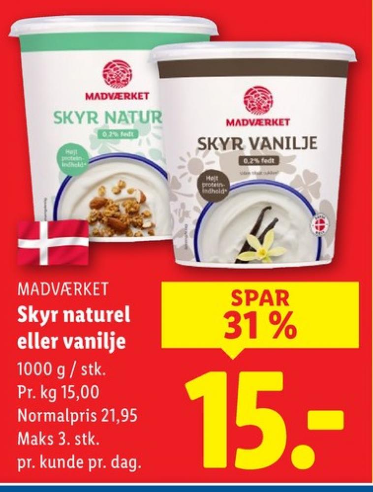 Madværket, Vanilje Skyr 0,2%