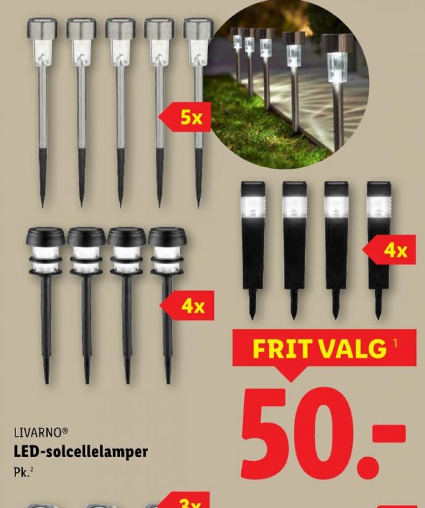 Livarno, Solcellelampe