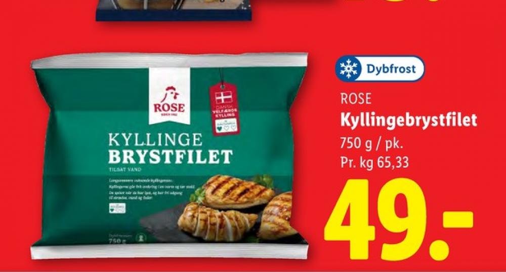 Rose, Kyllingebrystfilet