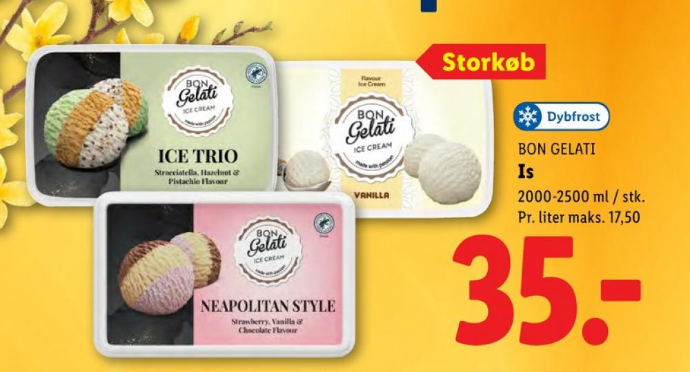 Bon Gelati, Ice Trio