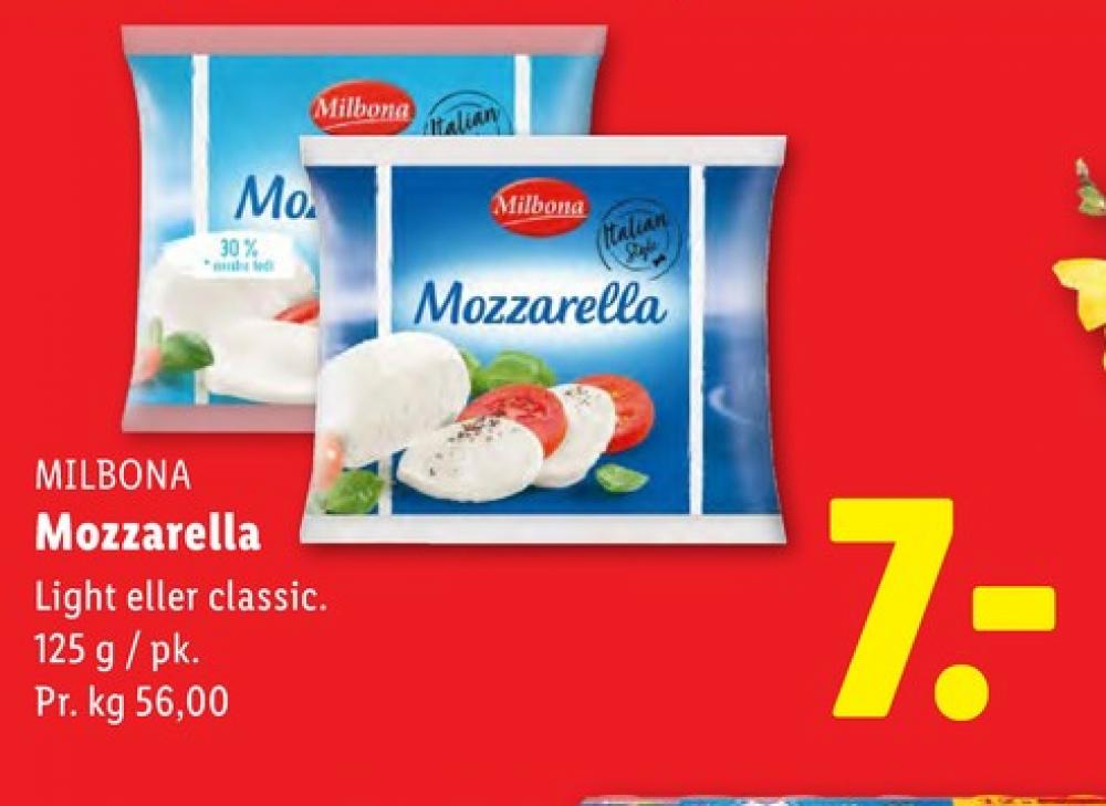 Milbona, Mozzarella