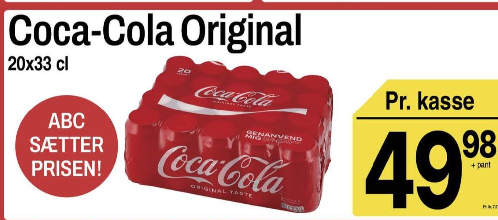 Coca Cola, Cola 20 pk