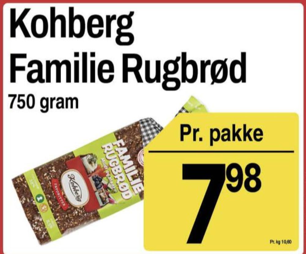 Kohberg Familie, Rugbrødsskiver