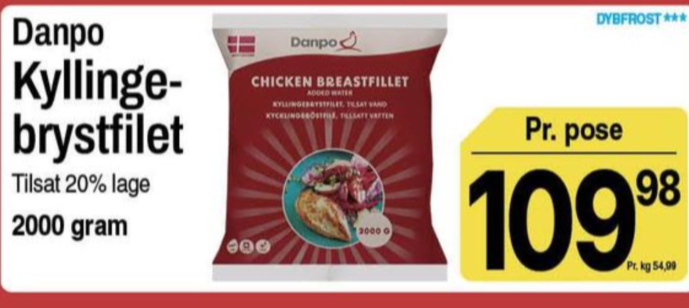 Danpo, Kyllingebrystfilet