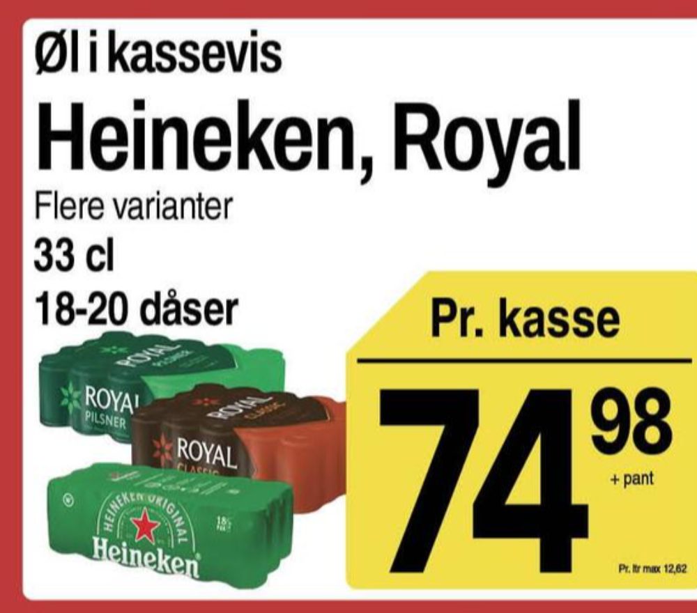 Royal Classic, Øl 20 pk.