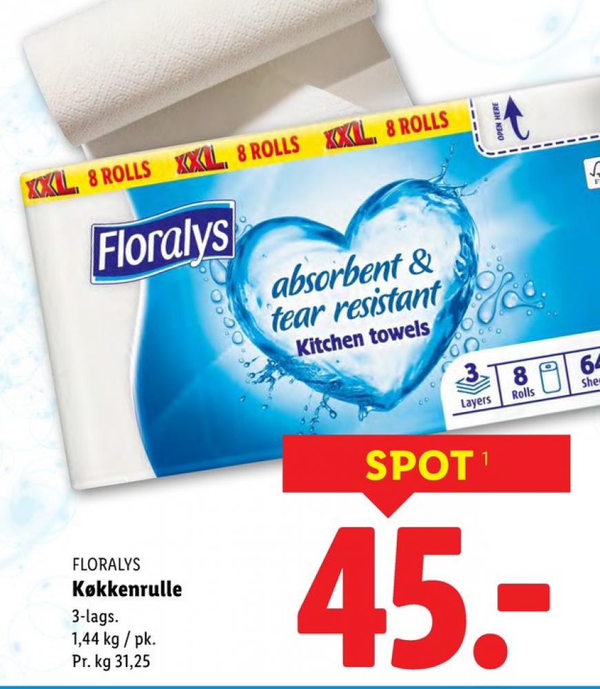 Floralys, Køkkenrulle