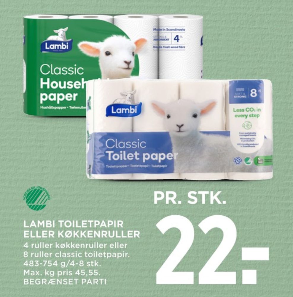 Lambi Classic, Toiletpapir