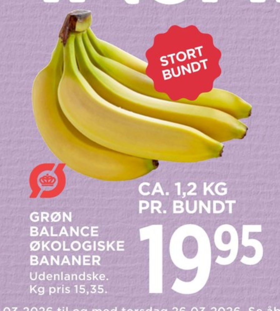 Grøn Balance, Bananer