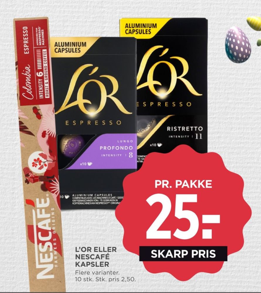 LOR Espresso Lungo Profondo, Kaffekapsler