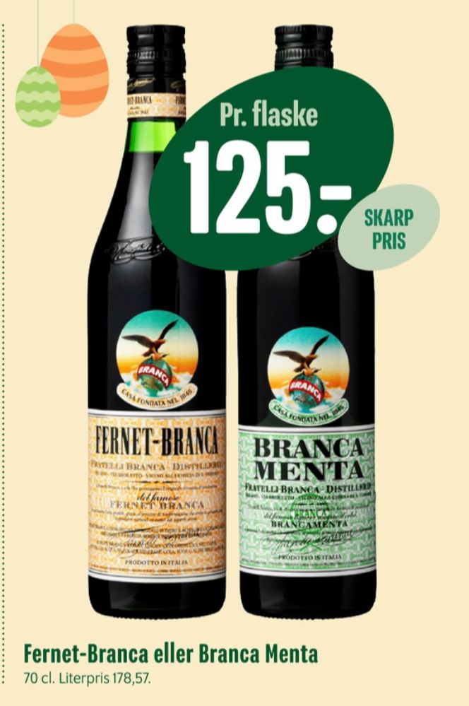 Fernet Branca Brancamenta, Bitter