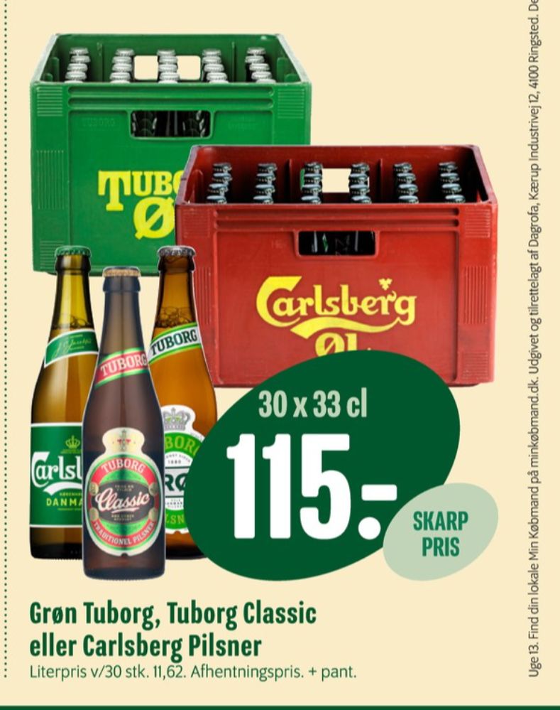 Tuborg Grøn, Øl
