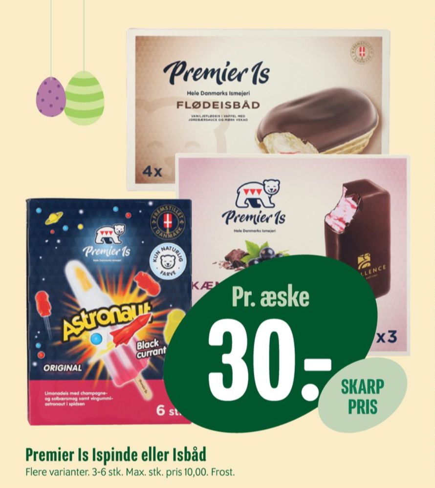 Premier, Astronaut ispinde