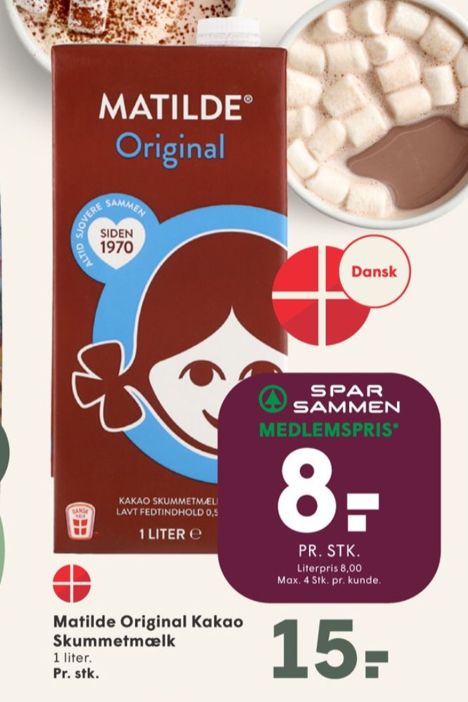 Matilde, Kakaomælk