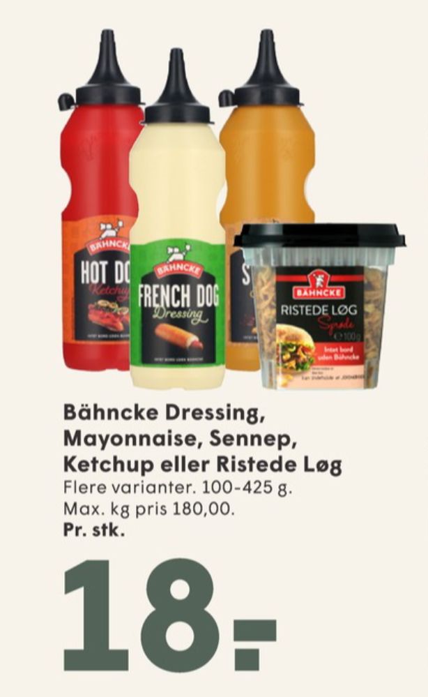 Bähncke, Mayonnaise