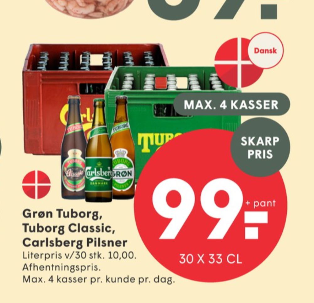 Tuborg Grøn, Øl