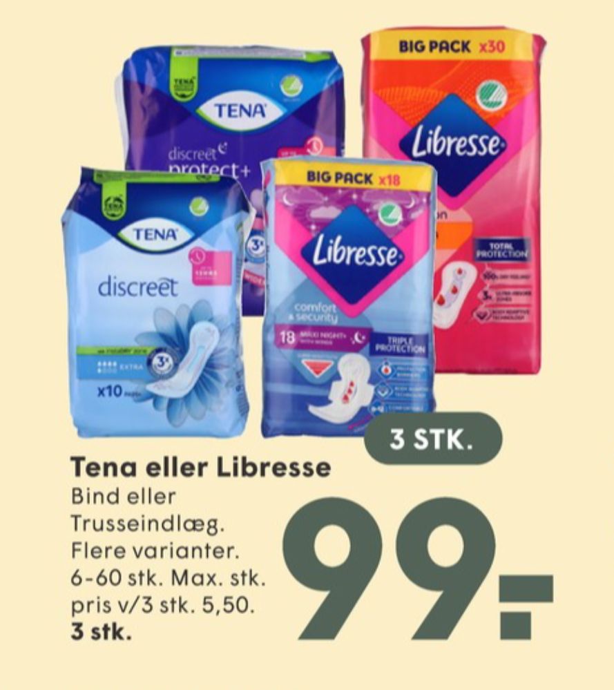 Libresse, So Slim Trusseindlæg