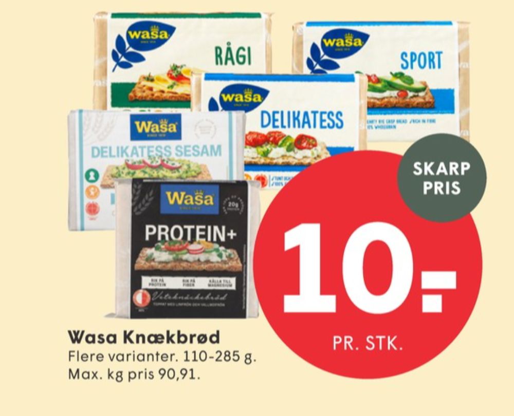 Wasa, Delikatesse Sesam knækbrød
