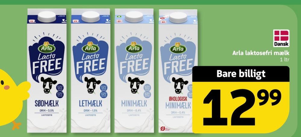 Arla Lacto FREE, Minimælk