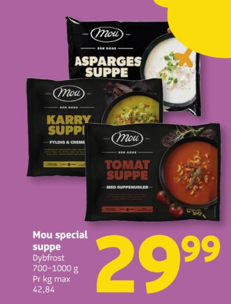 Mou, Aspargessuppe